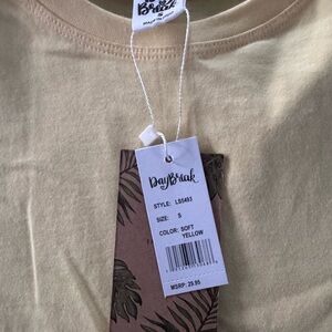 Soft Yellow Women's Crop Top